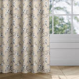 Flora Biscuit Fabric for Roman Blinds, Curtains, Tie-backs and Cushion Covers