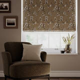 Flora Biscuit Fabric for Roman Blinds, Curtains, Tie-backs and Cushion Covers