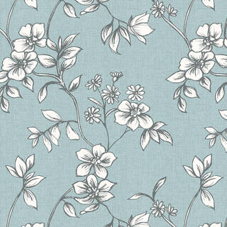   Flora Stone Fabric ** for Roman Blinds, Curtains, Tie-backs / and Cushion Covers