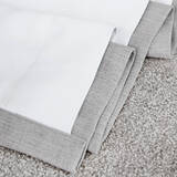 3 Fabric. SATIN WHITE Dimout Lining for Roman Blinds & Curtains