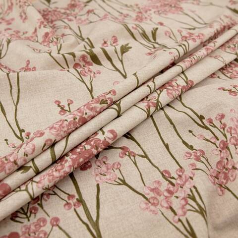 Serene Blush Fabric for Roman Blinds, Curtains, Tie-backs and Cushion Covers