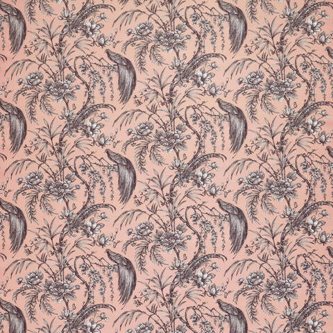 Charm Blush Fabric for Roman Blinds, Curtains, Tie-backs and Cushion Covers