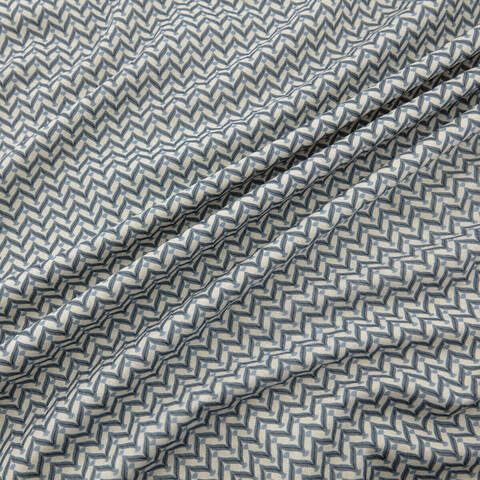 Horizon Indigo Fabric for Roman Blinds, Curtains, Tie-backs and Cushion Covers