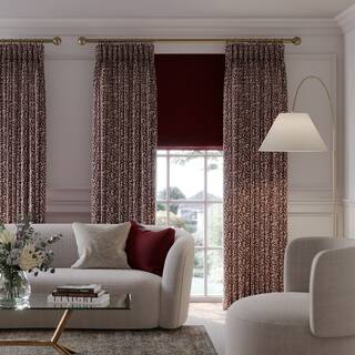   Harvest Merlot * / Roman Blind & Curtain Installation Photo