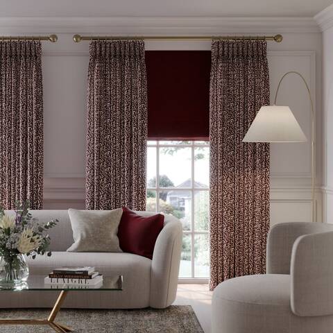 Harvest Merlot Roman Blind & Curtain Installation Photo