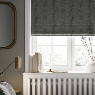   Verona Graphite * / Roman Blind Installation Photo