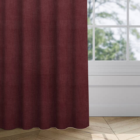 Lush Cranberry Fabric for Roman Blinds, Curtains, Tie-backs and Cushion Covers